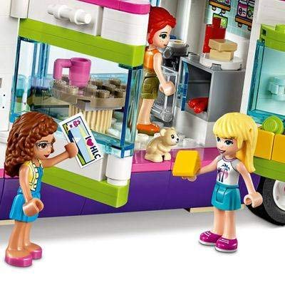 LEGO Friends Friendship Bus 41395 stargazing setup inspires curious night-time adventure.