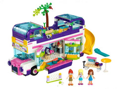 LEGO Friends Friendship Bus 41395 top deck view for stargazing adventures.