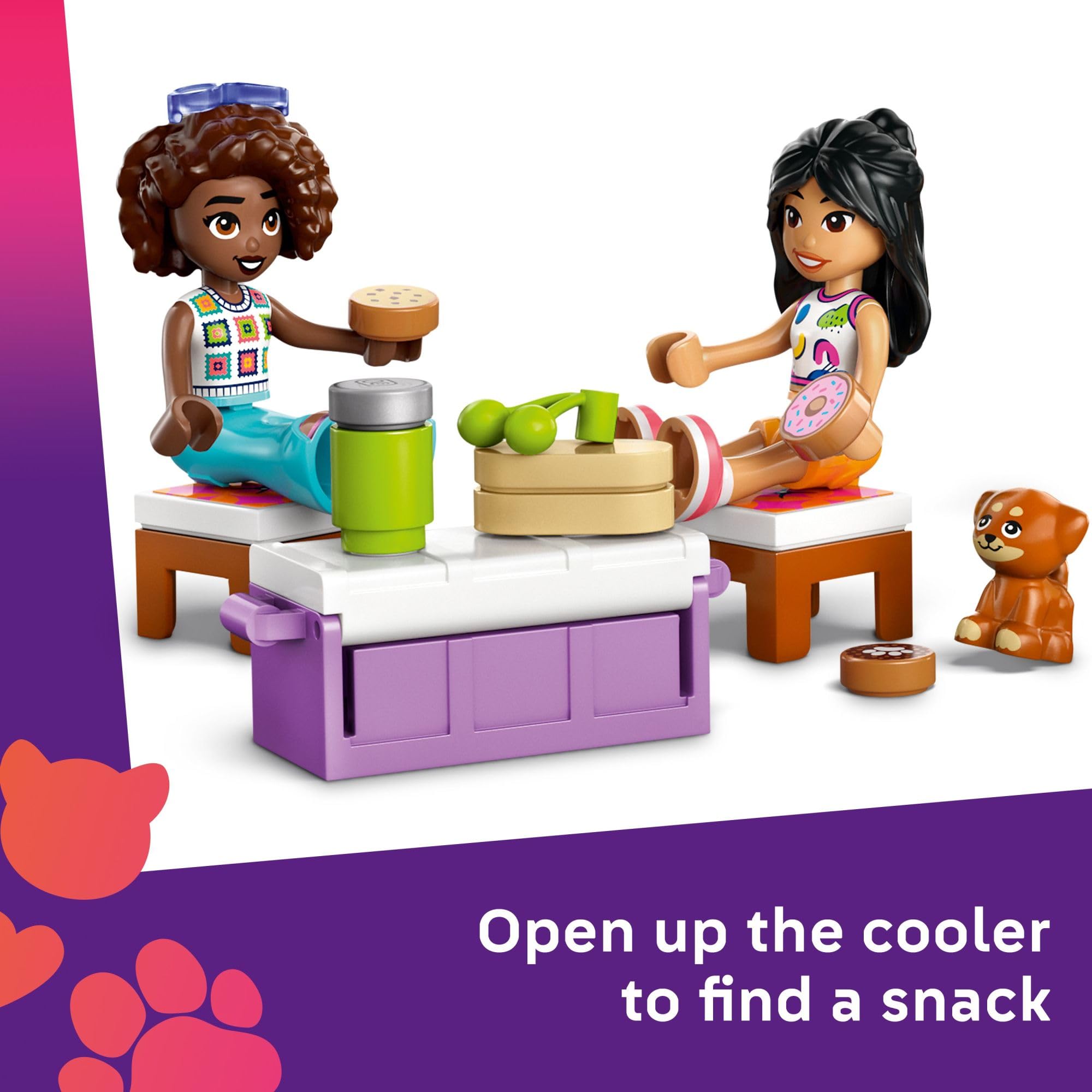 LEGO Friends inline skates add active, on-the-go play possibilities.