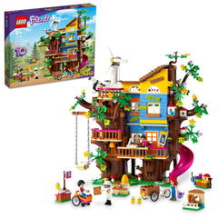 LEGO Friends Friendship Tree House exterior promotes collaborative play and imaginative exploration.