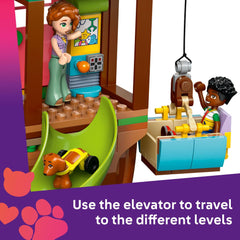 LEGO Friends tree house ladder and slide for active pretend play
