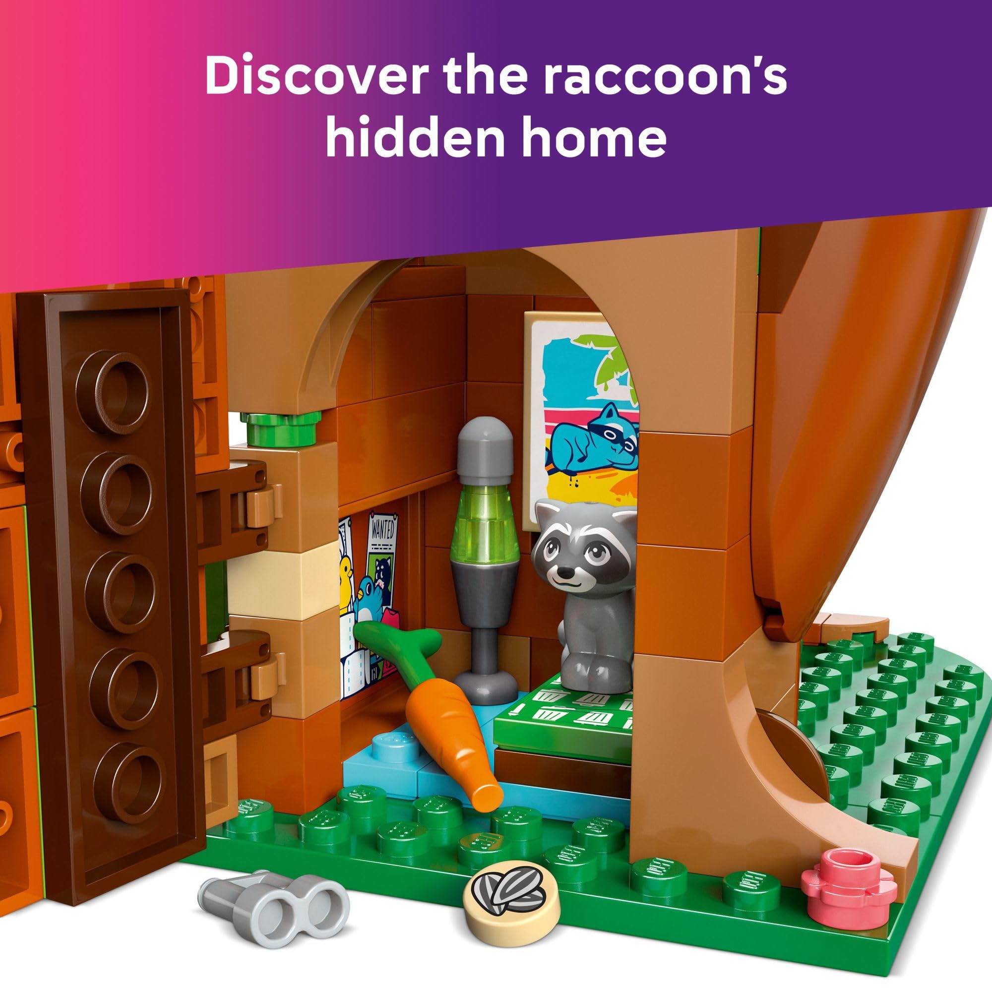 LEGO Friends minidolls with dog and raccoon fueling friendship storytelling