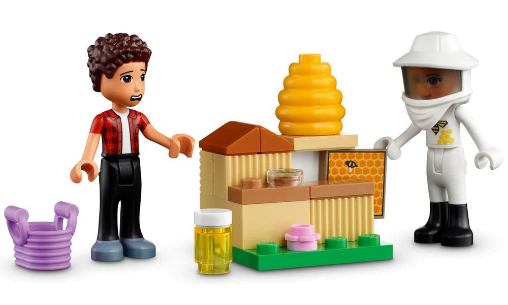 LEGO Friends slide and swing area inspires action-packed cooperative play sessions.