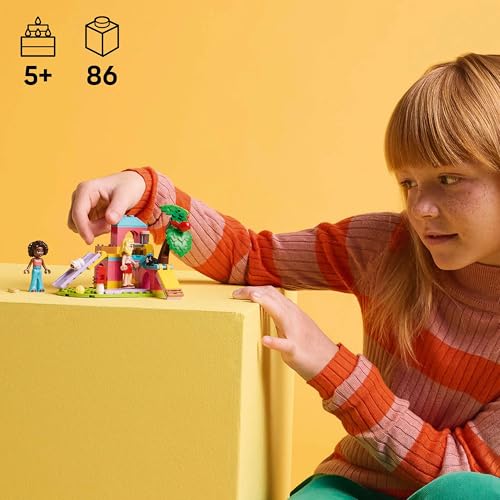 LEGO Friends Guinea Pig Playground carousel display encourages storytelling and friendship