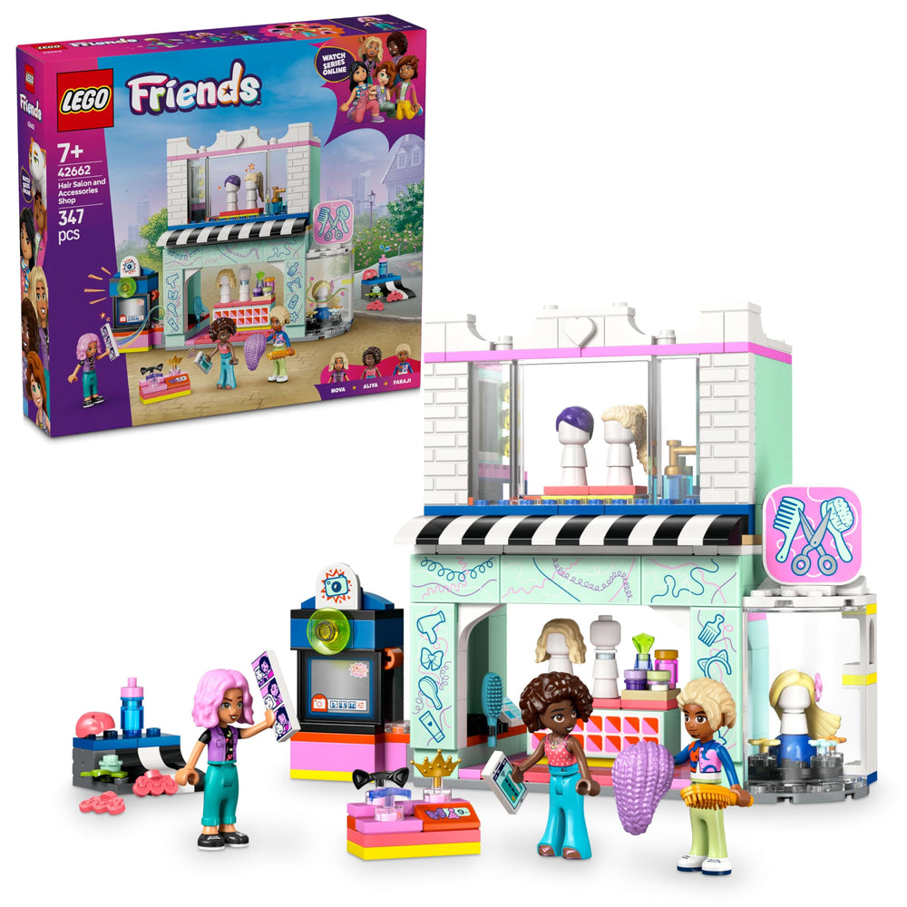 LEGO Friends hair salon chair for imaginative styling play
