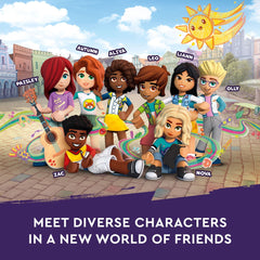 LEGO Friends Hair Salon scooter parking bench for outdoor role-play