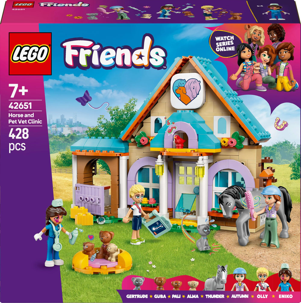 LEGO Friends hay bale and sunflower accessories to decorate the clinic