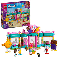 LEGO Friends Heartlake City Candy Store storefront for imaginative role-play and storytelling