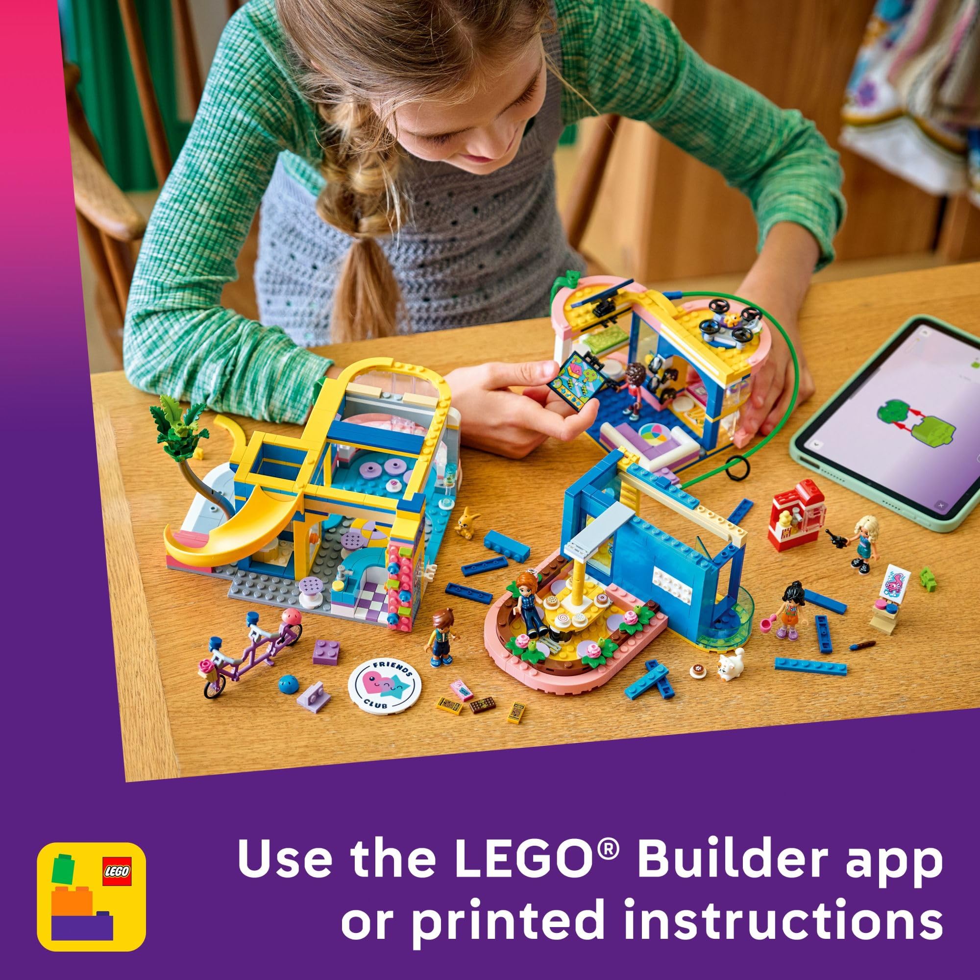 LEGO Friends Heartlake City Club House kitchen and easel spark creativity