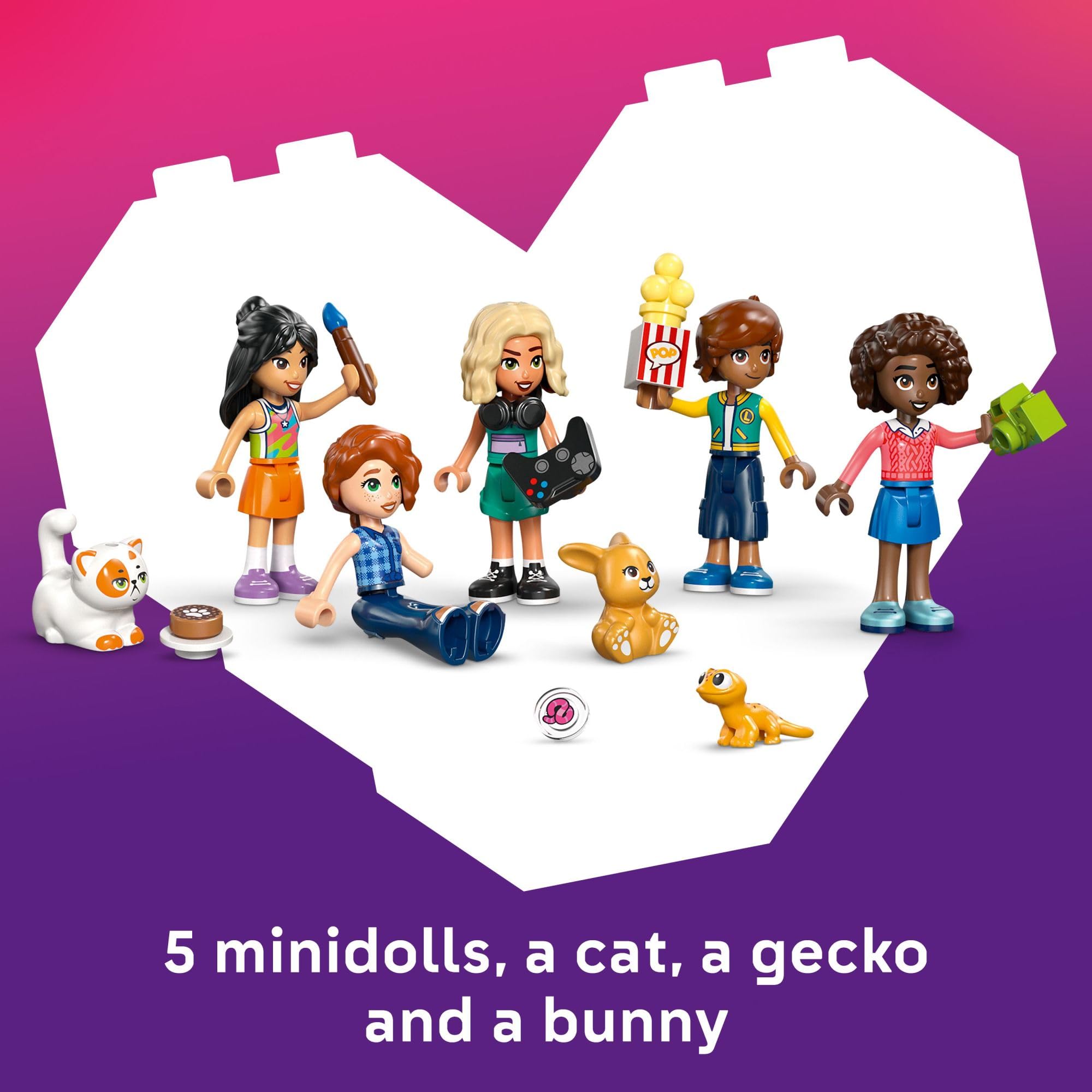 LEGO Friends Heartlake City Club House pets expand pretend care
