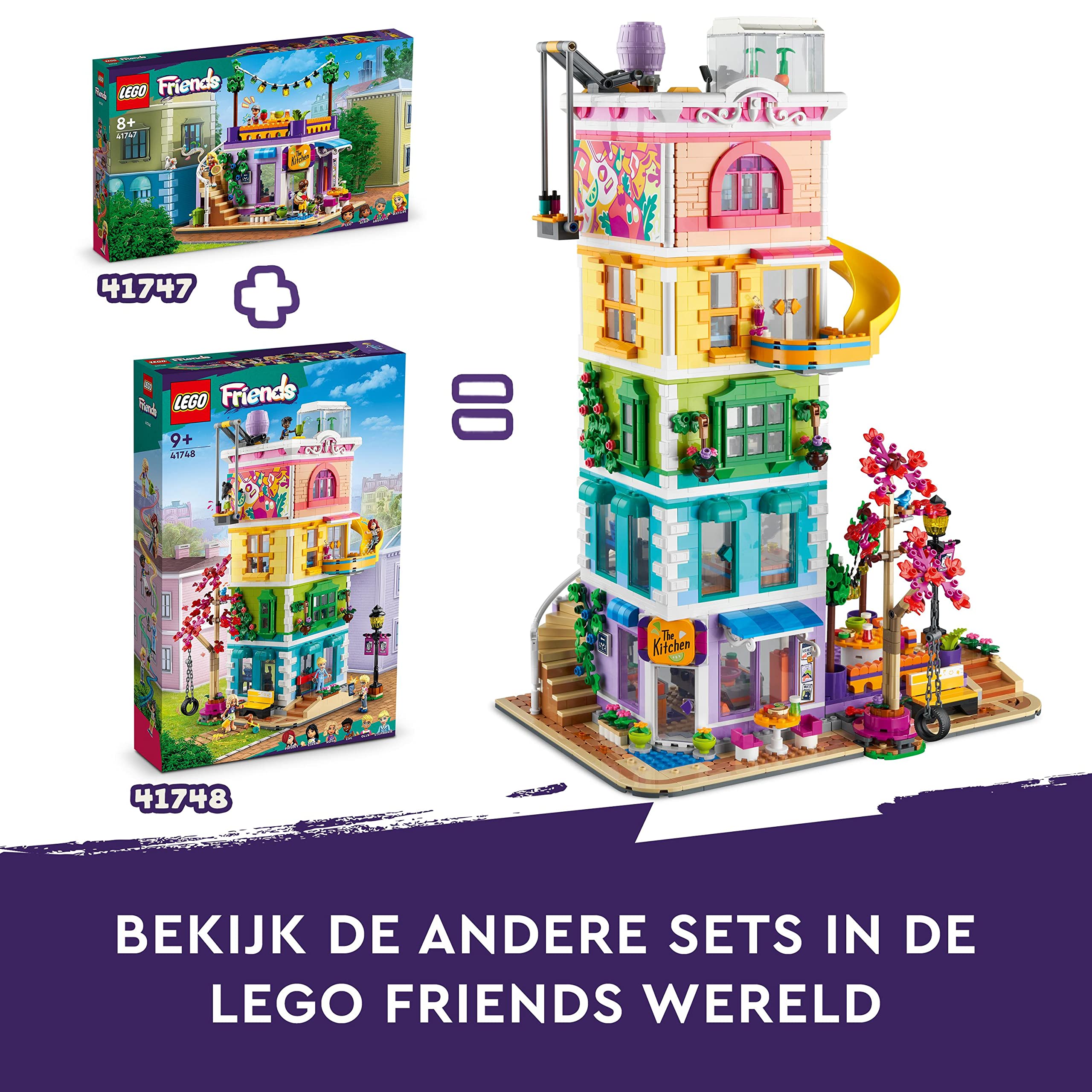 LEGO Friends Heartlake City Community Centre mini-dolls and Pickle the dog spark stories