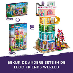 LEGO Friends Heartlake City Community Centre mini-dolls and Pickle the dog spark stories