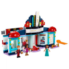 LEGO Friends Heartlake City Movie Theater 41448 front view boosts imaginative play and storytelling.
