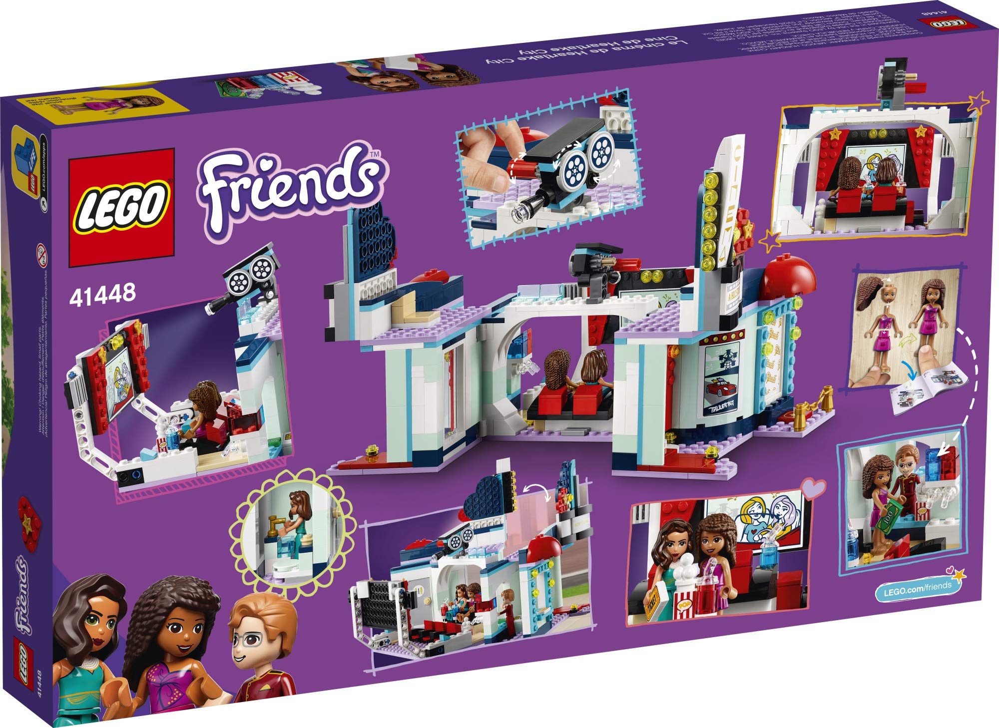 LEGO Friends Heartlake City Movie Theater popcorn kiosk adds authentic snack-time play