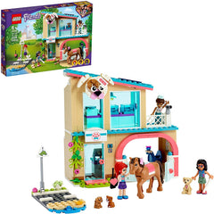 Horse stable with saddle enables equine rescue and stable play