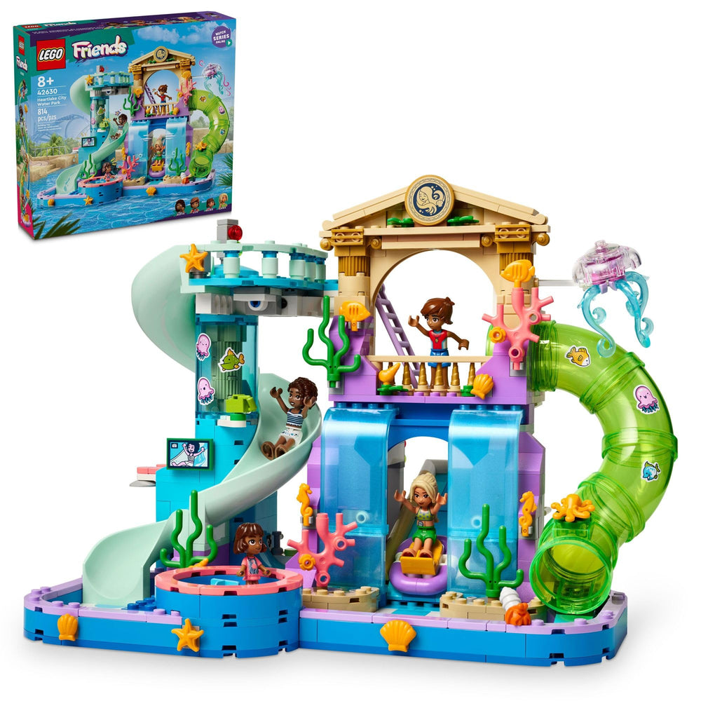 LEGO Friends Heartlake Water Park front view for imaginative play.