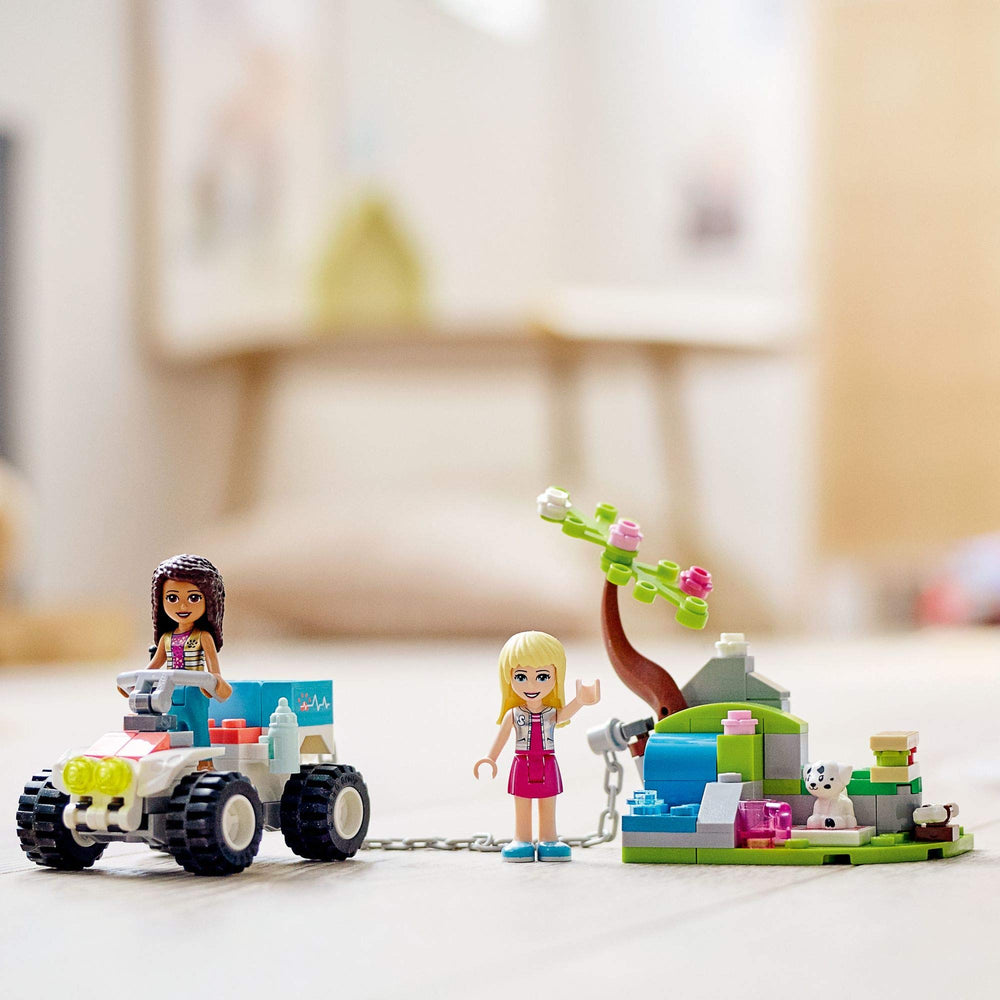 LEGO Friends gift-ready rescue play set ideal for birthdays and animal-loving kids.