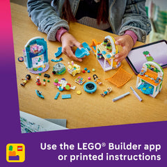 LEGO Friends indoor playground accessories like a dance machine spark creativity.