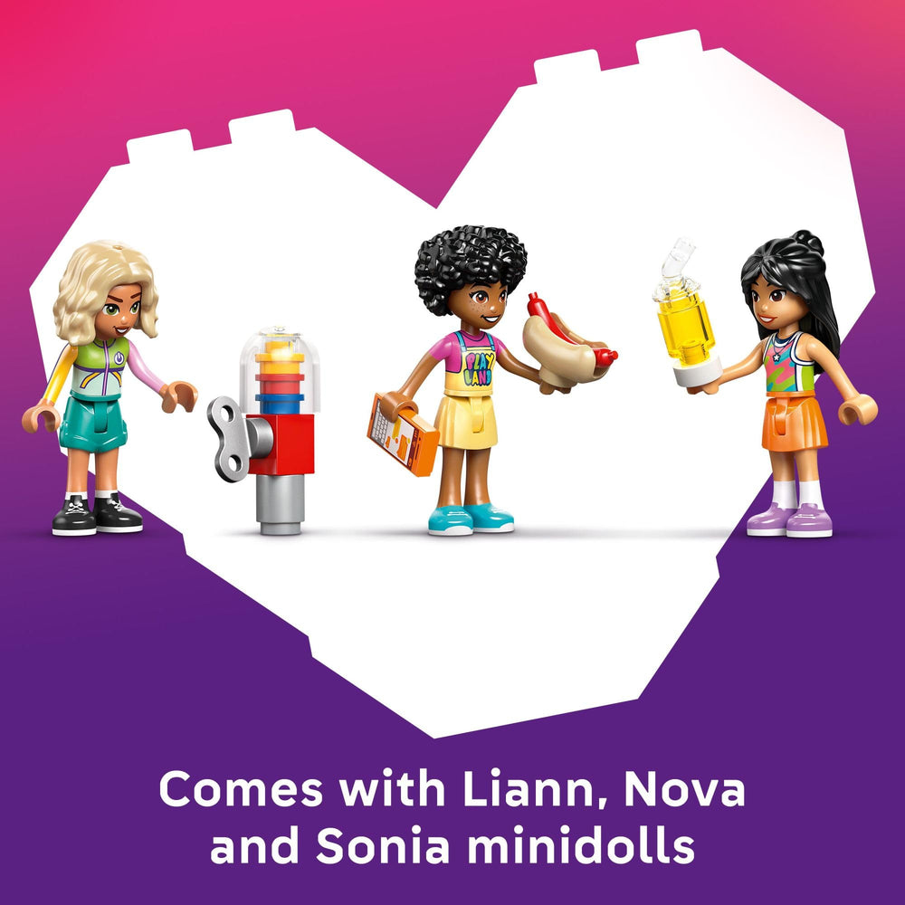 LEGO Friends indoor playground slide encouraging active pretend play.