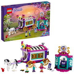 LEGO Friends Magical Caravan 41688 exterior view for imaginative travel adventures.