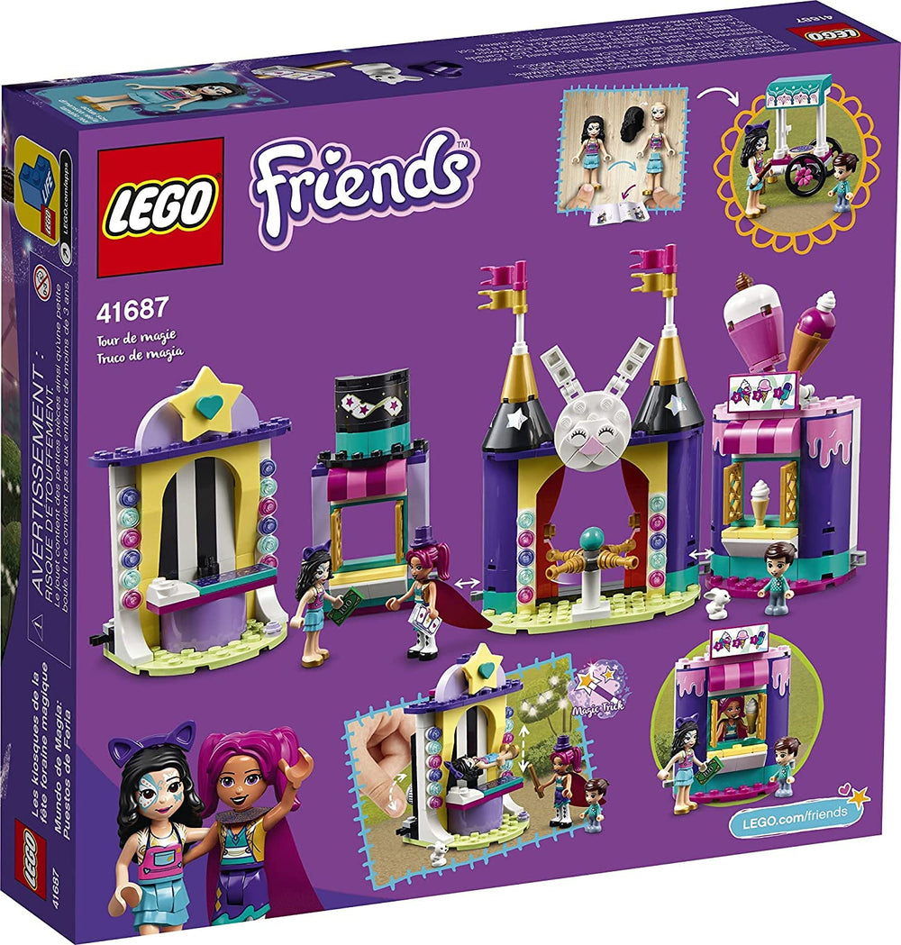 LEGO Friends Magical Funfair Stalls turnstiles simulate real carnival entry
