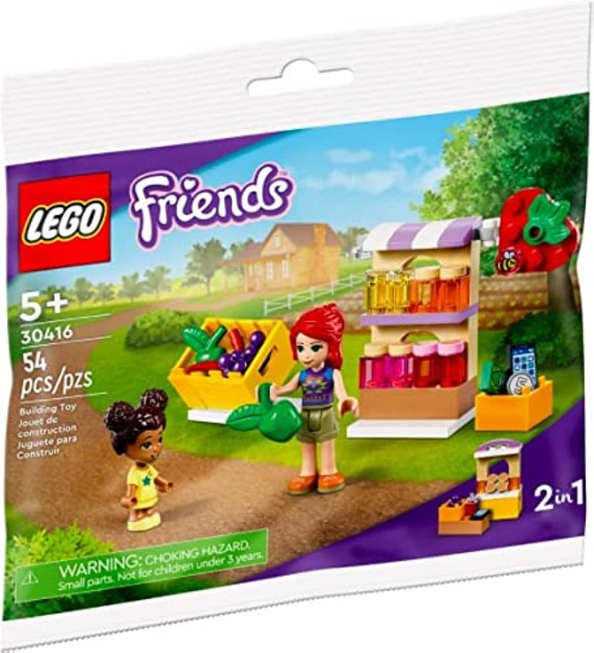 LEGO Friends Market Stall 30416 for imaginative play and storytelling