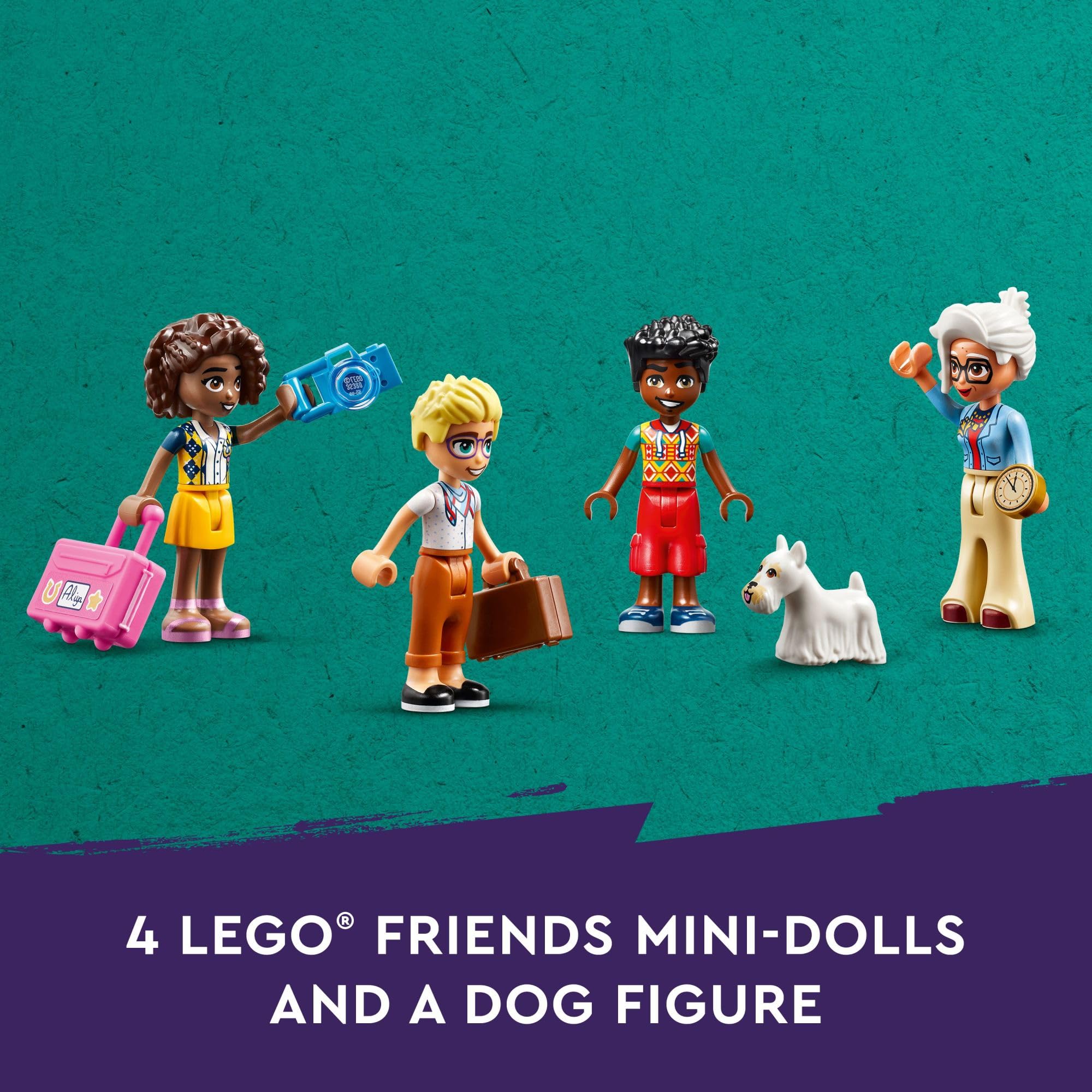 LEGO Friends master suite and bathroom offer luxe retreat setting for pretend stays.