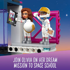 LEGO Friends Mission Control telescope scene supports educational space observation exploration