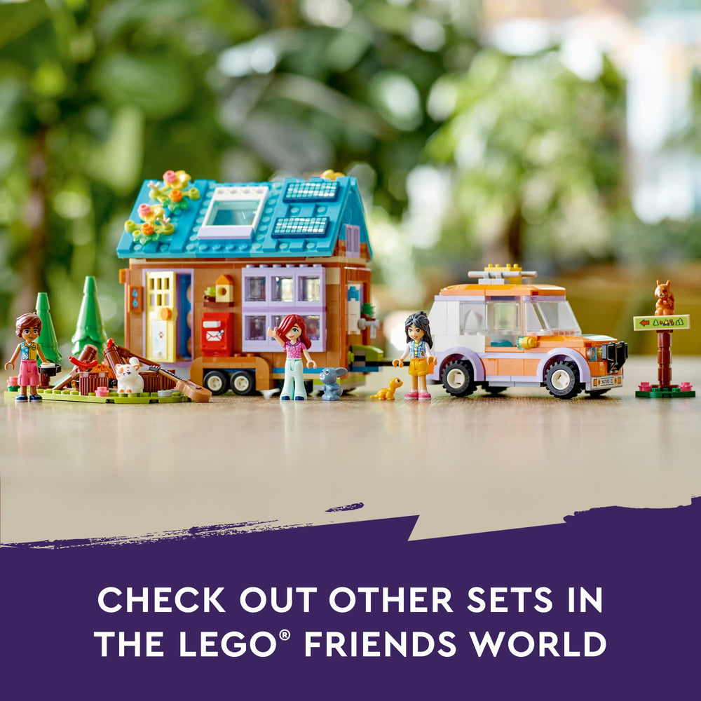 LEGO Friends mini-dolls Leo Liann Paisley ready for forest adventures