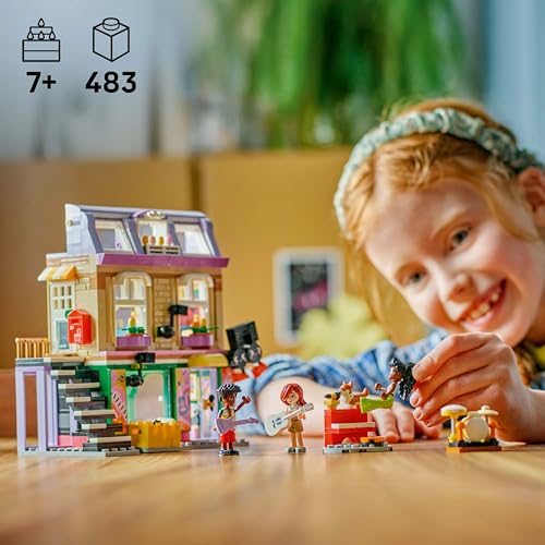 LEGO Friends Music Shop guitar for storytelling and jam sessions
