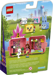 LEGO Friends buildable lake scene within Olivia's Flamingo Cube.