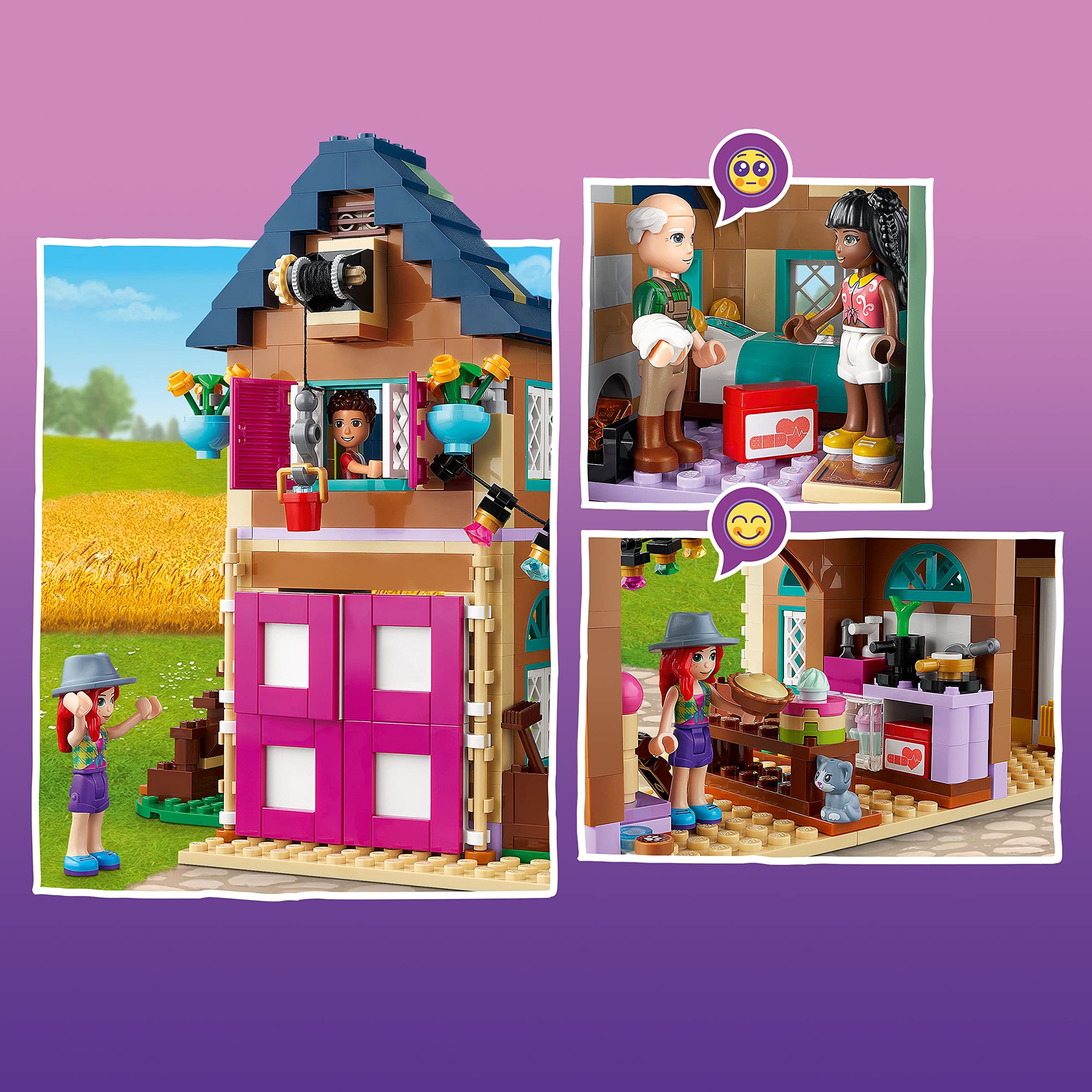 LEGO Friends 41721 tractor with trailer boosts harvest play and logistics