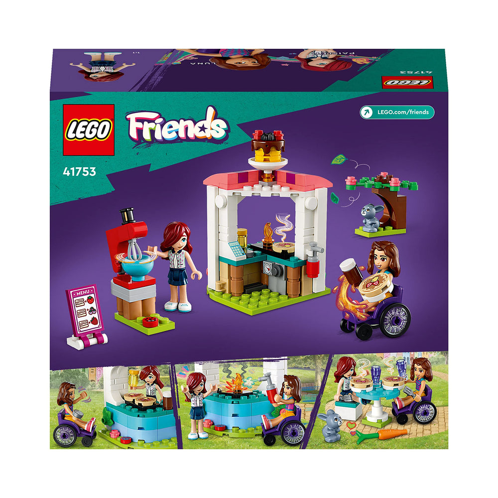 LEGO Friends Pancake Shop cash register adds fast-paced cafe transactions for children.