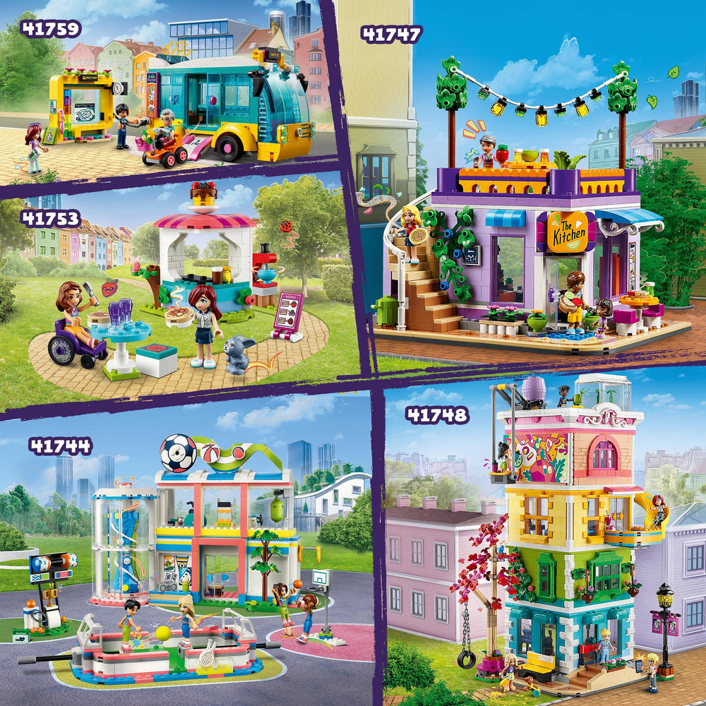 LEGO Friends Pancake Shop toppings and accessories inspire tasty pretend desserts.