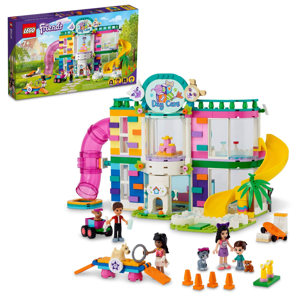 LEGO Friends Pet Day-Care Center entrance for imaginative play and role-play