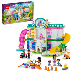 LEGO Friends Pet Day-Care Center entrance for imaginative play and role-play