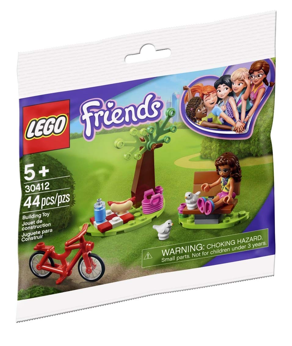 LEGO Friends Picnic Park Polybag 30412 enables portable imaginative play and storytelling.