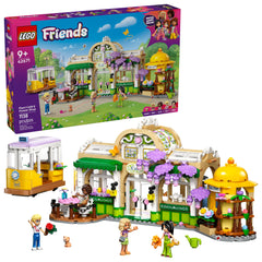 LEGO Friends Plant Café streetcar scene for imaginative storytelling and daily play.