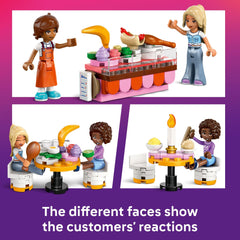 LEGO Friends outdoor dining area for al fresco pretend meals and social scenes