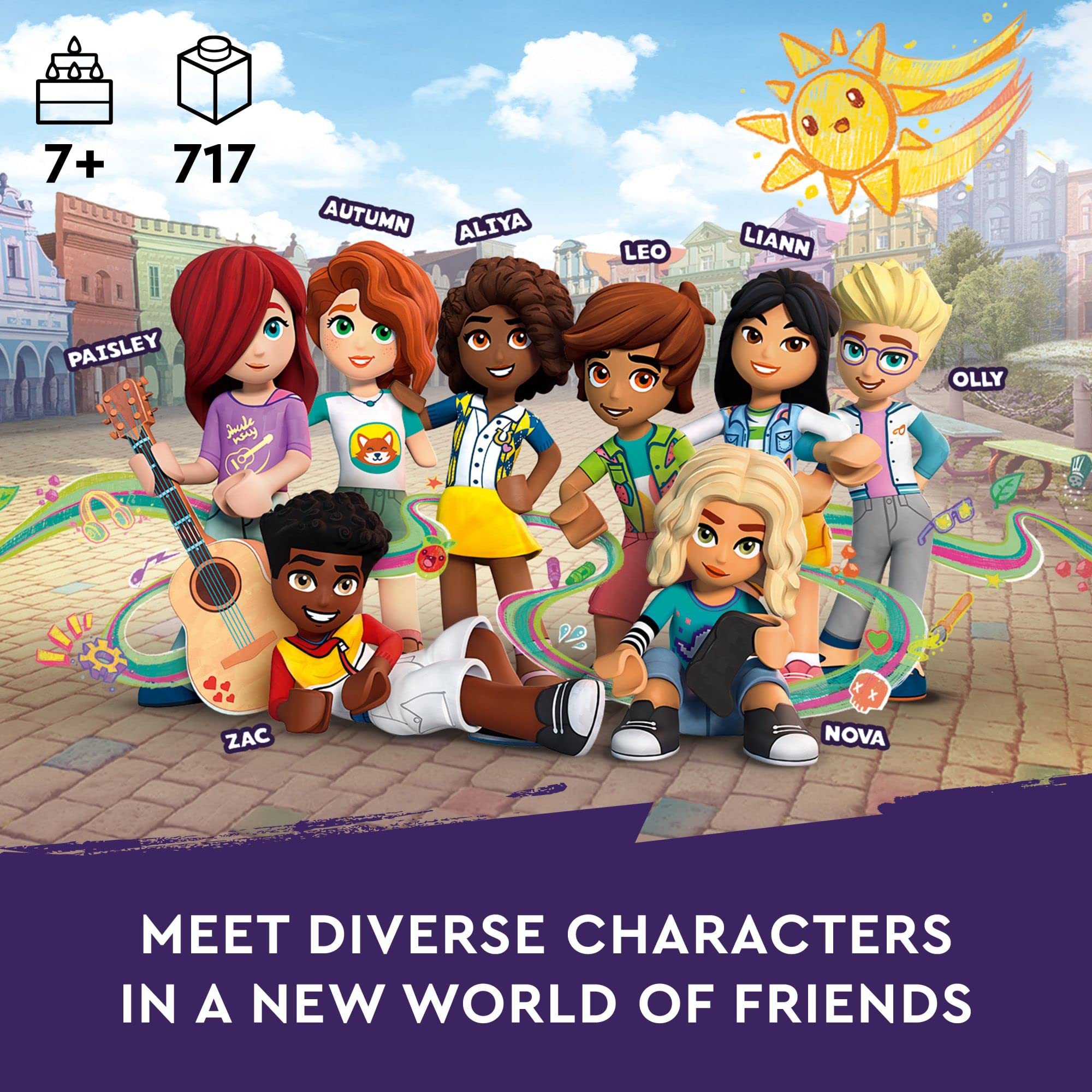 LEGO Friends Sea Rescue Boat 41734 ocean-lab setup encourages learning through building.