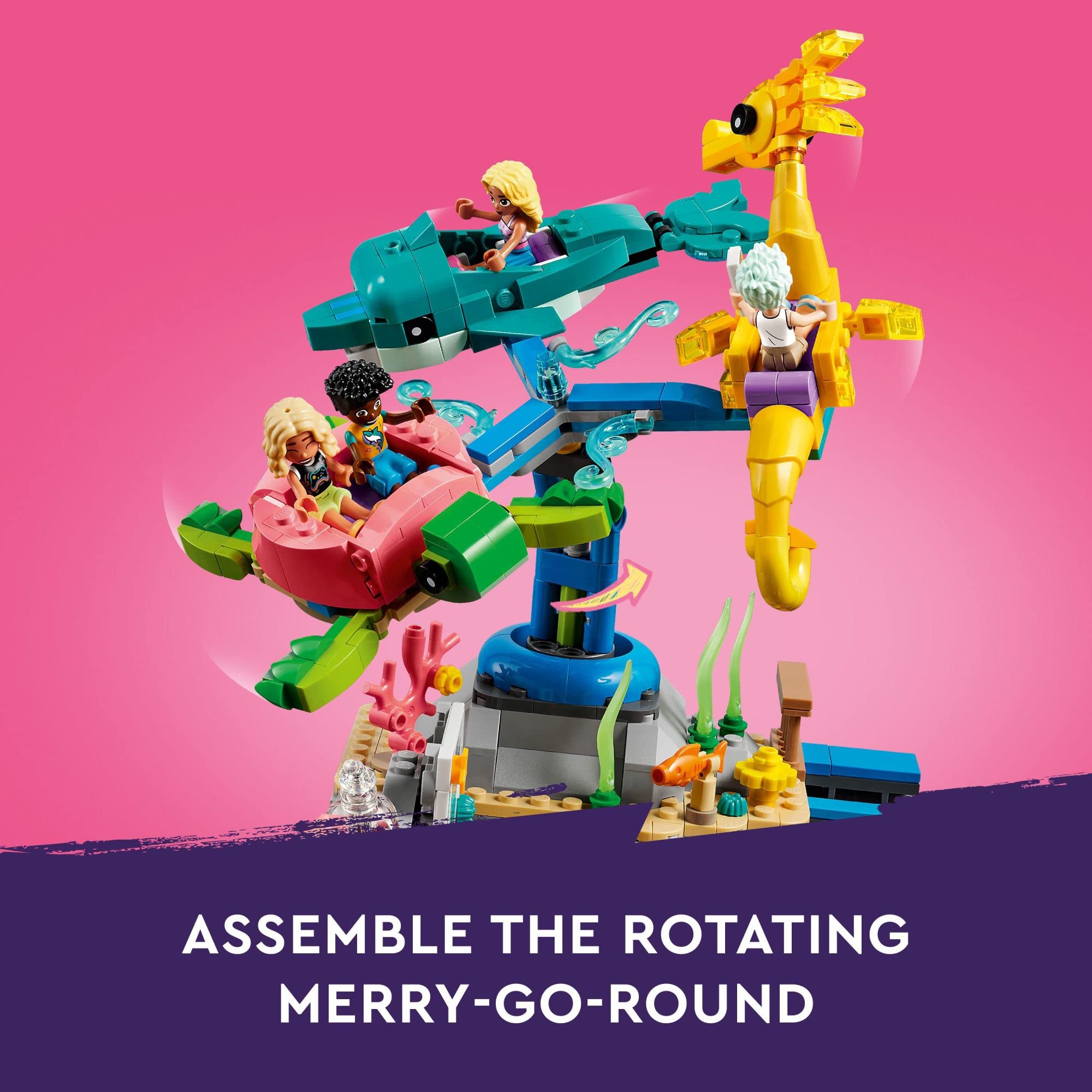LEGO Friends shooting gallery: moving targets inspire quick rounds