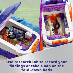 LEGO Friends Space Research Rover alien figures spark imaginative first-contact stories.
