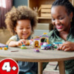 LEGO Friends stable-building section creating a cozy horse area for storytelling