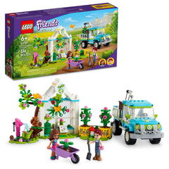 LEGO Friends Tree-Planting Vehicle cab with mini-dolls for imaginative play
