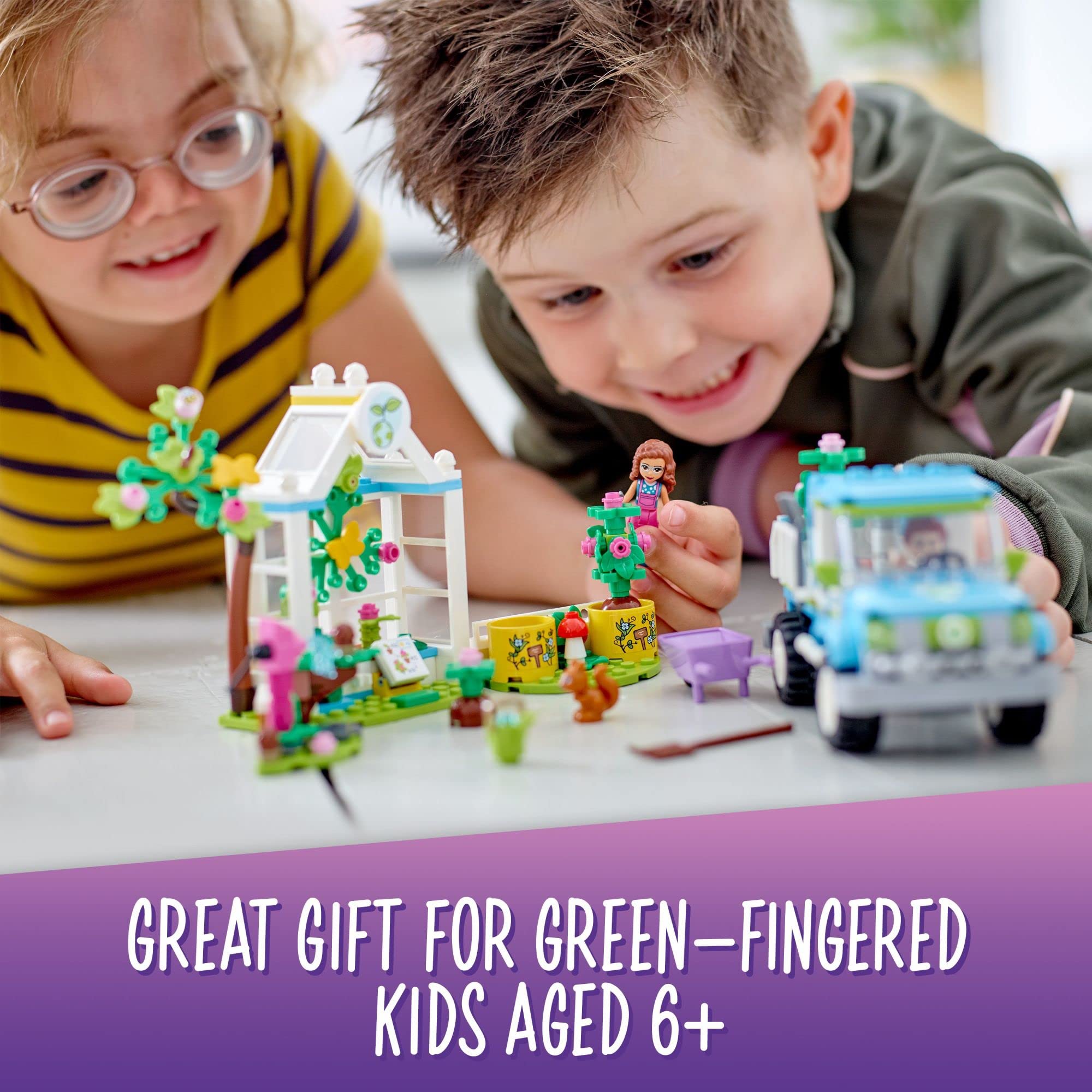 LEGO Friends Tree-Planting Vehicle wildlife figures enrich eco-themed adventures