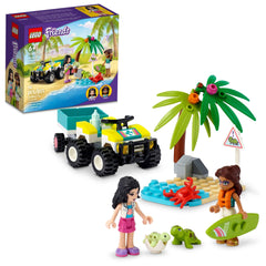 LEGO Friends Turtle Protection Vehicle ATV with trailer for imaginative rescue play