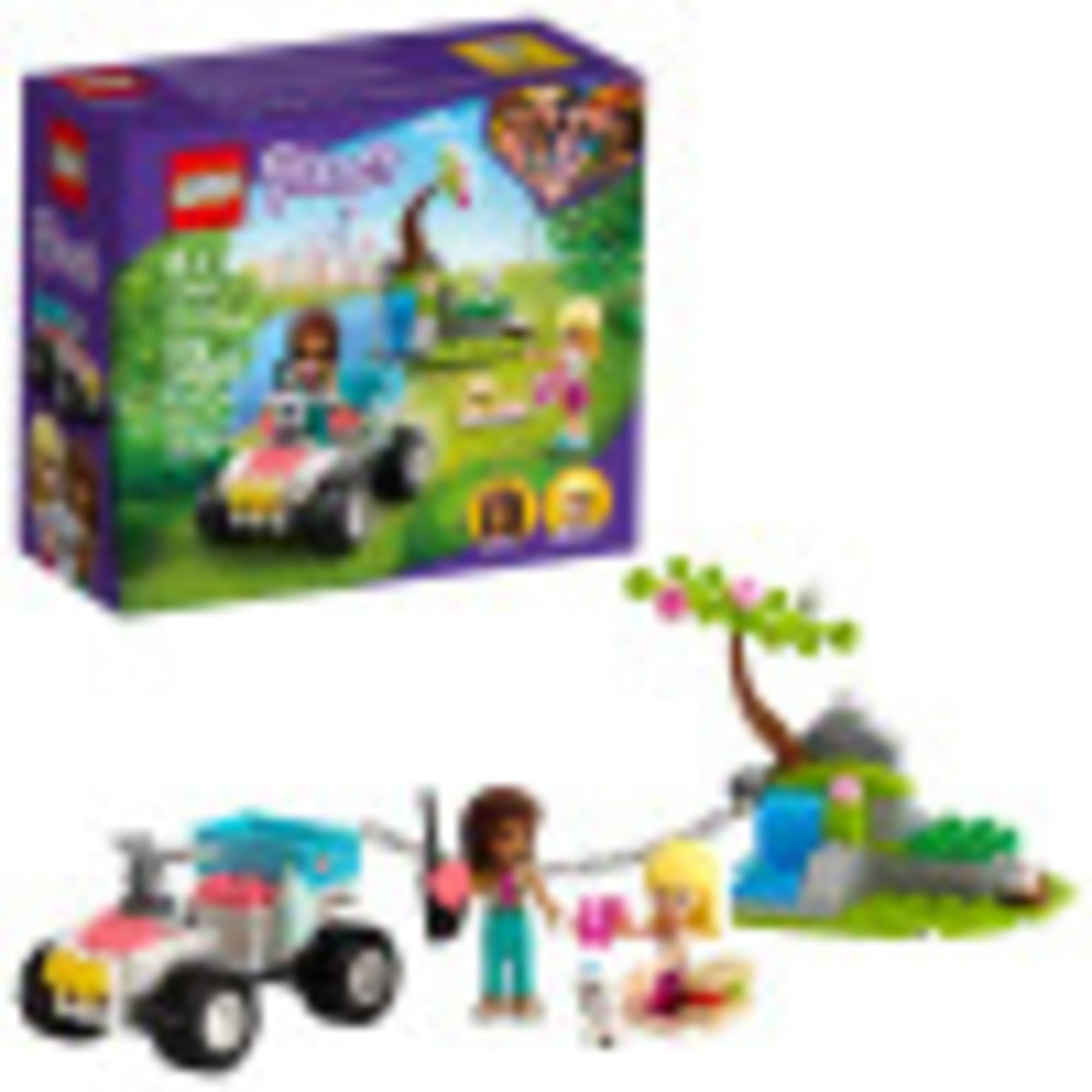 LEGO Friends Vet Clinic Rescue Buggy 41442 in action-packed rescue play for imaginative kids.