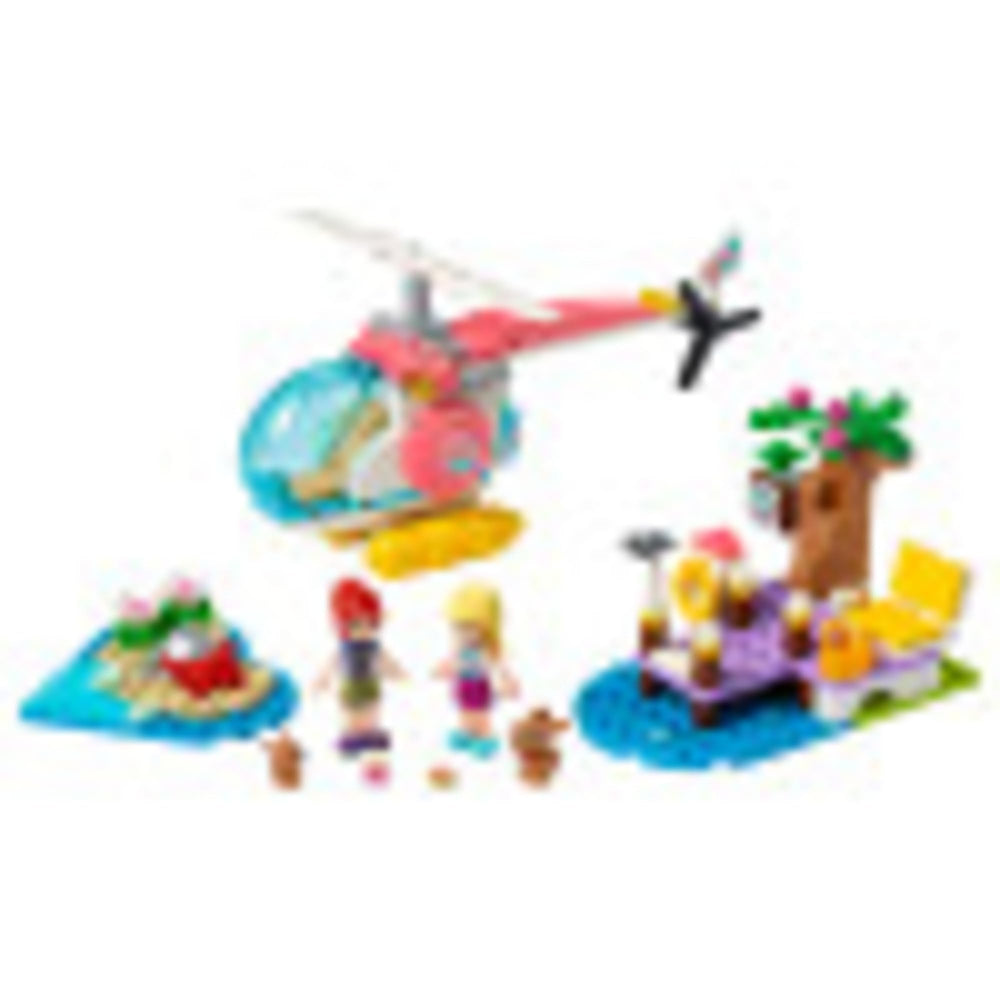 LEGO Friends Vet Clinic Rescue Helicopter 41692 rotors-spinning dynamic action play