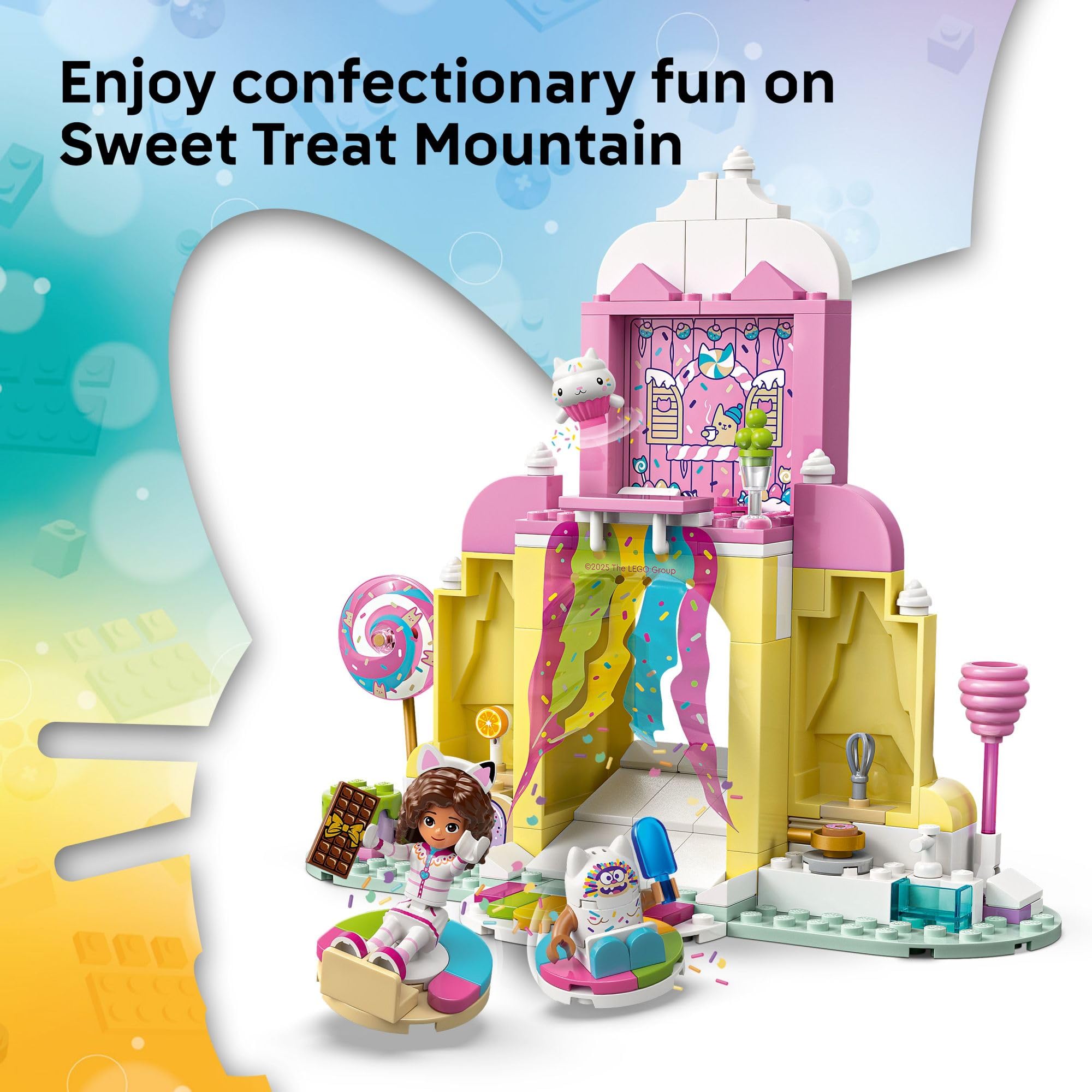 Waterfall slide and donut floats boost dynamic storytelling and action