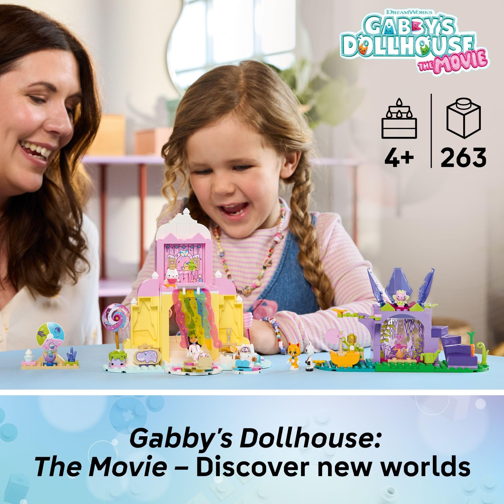 LEGO Gabby’s Dollhouse Kitty Garden invites gem-hunt storytelling and magical scenery
